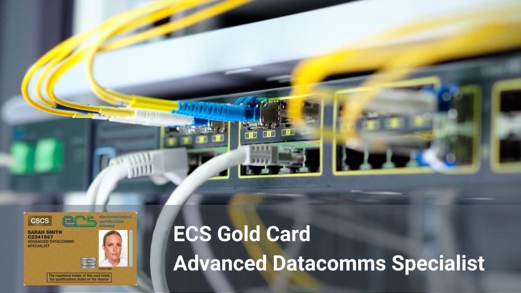 ECS Gold Card for Network Cable Installer Engineers